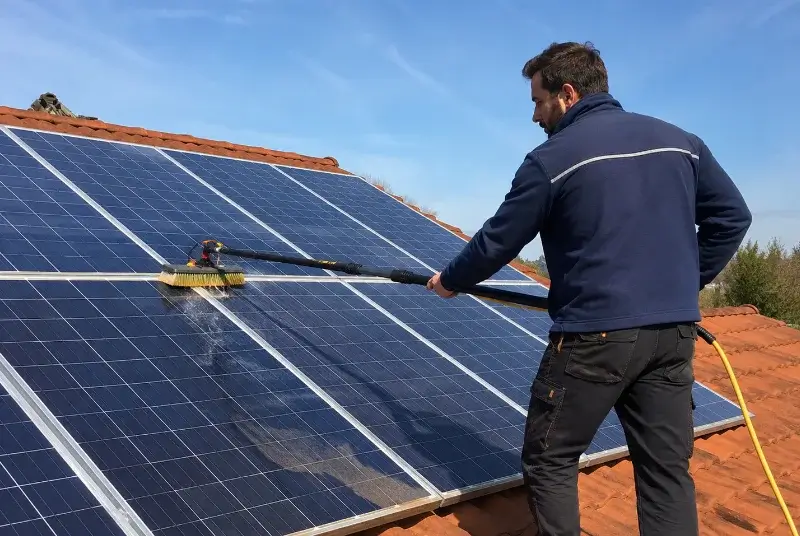 Nettoyage et entretien de panneaux solaires à Charavines
